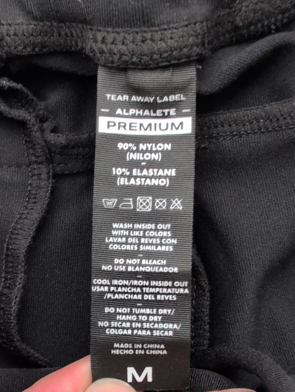 Alphalete Premium Shorts Black Crossfit Workout - Picture 4 of 4